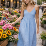 Hampton Dress - Light Wash ChambrayAnd For GoodDresses