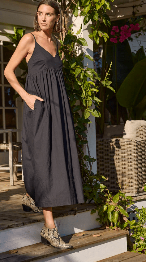 Hamptons Dress - BlackAnd For GoodDresses