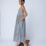 Hamptons Dress - Menswear Stripe BlackAnd For GoodDresses