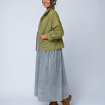 Hamptons Dress - Menswear Stripe BlackAnd For GoodDresses