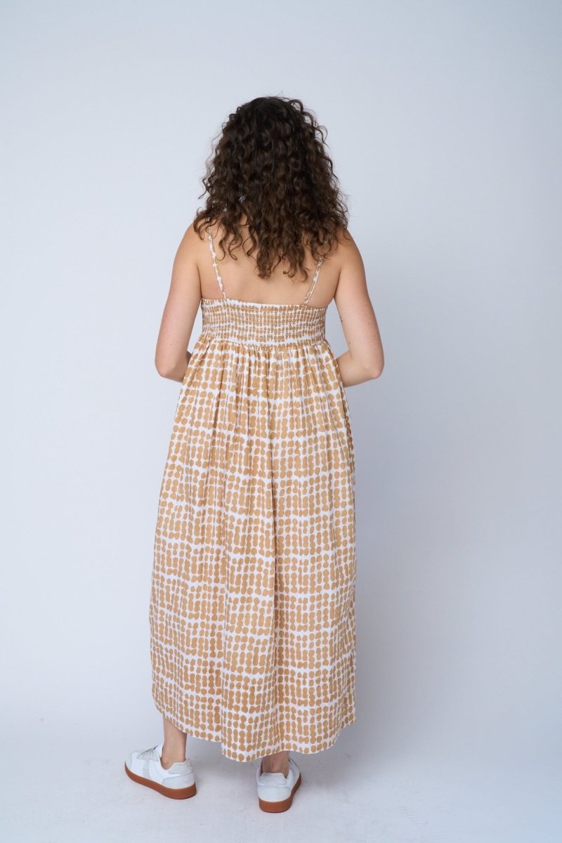 Hamptons Dress - Messy Dot Baked ClayAnd For GoodDresses