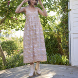 Hamptons Dress - Messy Dot Baked ClayAnd For GoodDresses