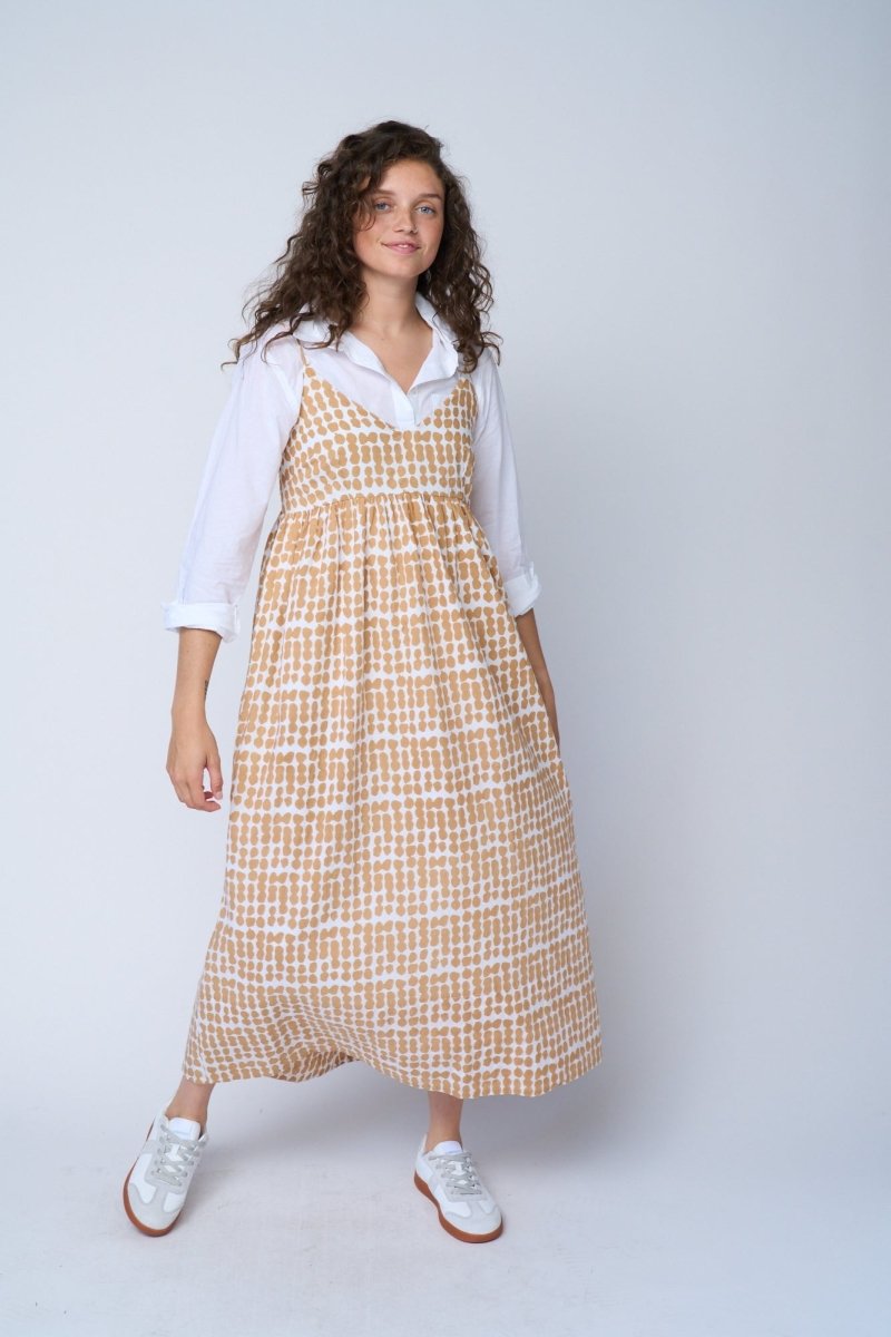 Hamptons Dress - Messy Dot Baked ClayAnd For GoodDresses