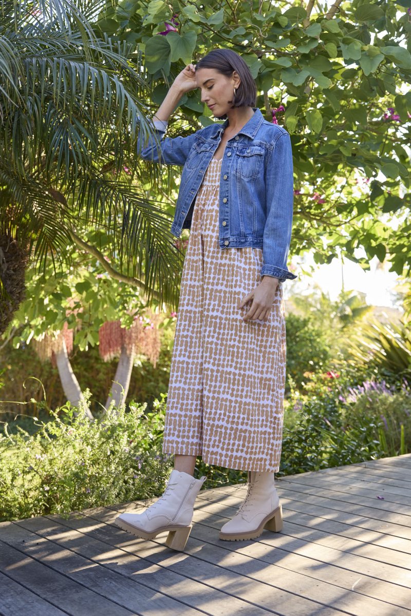 Hamptons Dress - Messy Dot Baked ClayAnd For GoodDresses