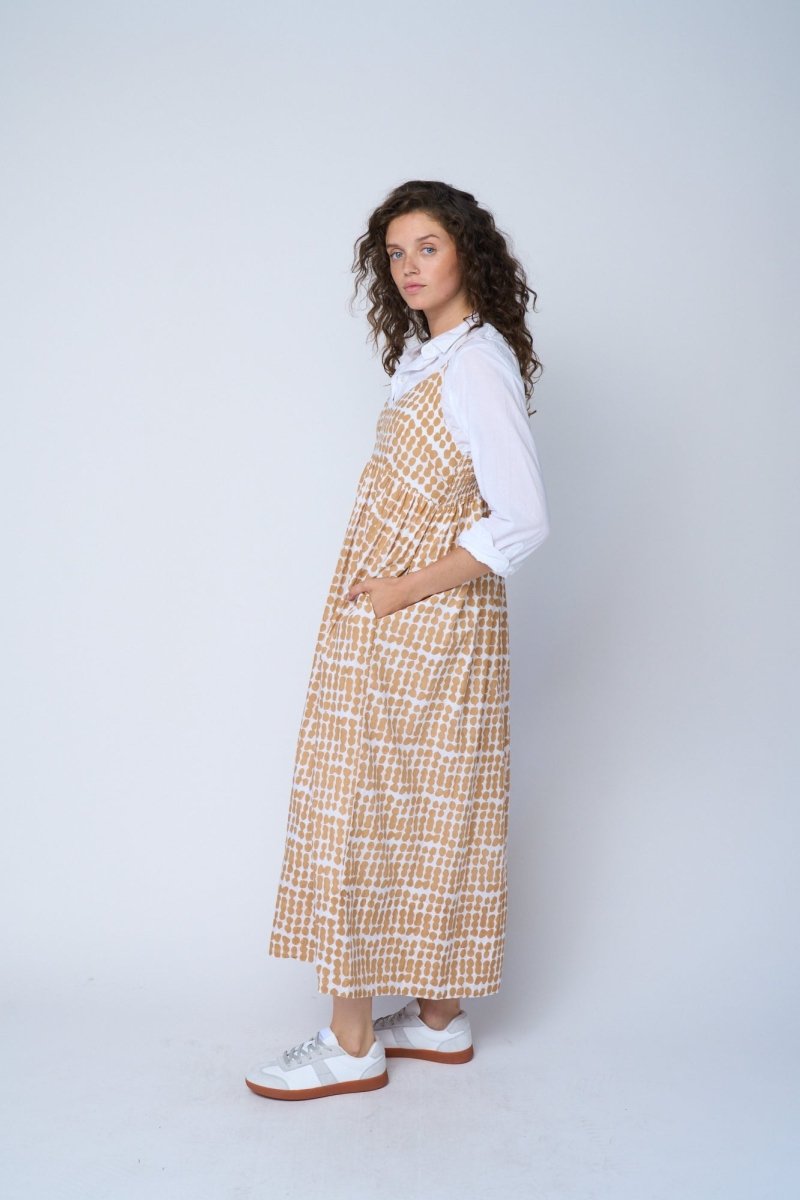 Hamptons Dress - Messy Dot Baked ClayAnd For GoodDresses