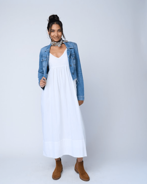 Hamptons Dress - Natural WhiteAnd For GoodDresses