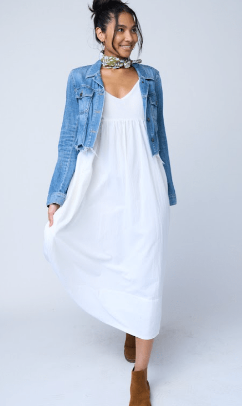 Hamptons Dress - Natural WhiteAnd For GoodDresses