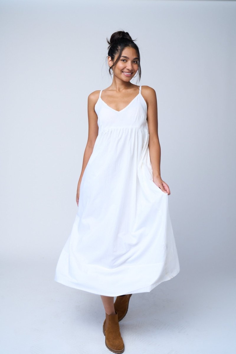 Hamptons Dress - Natural WhiteAnd For GoodDresses