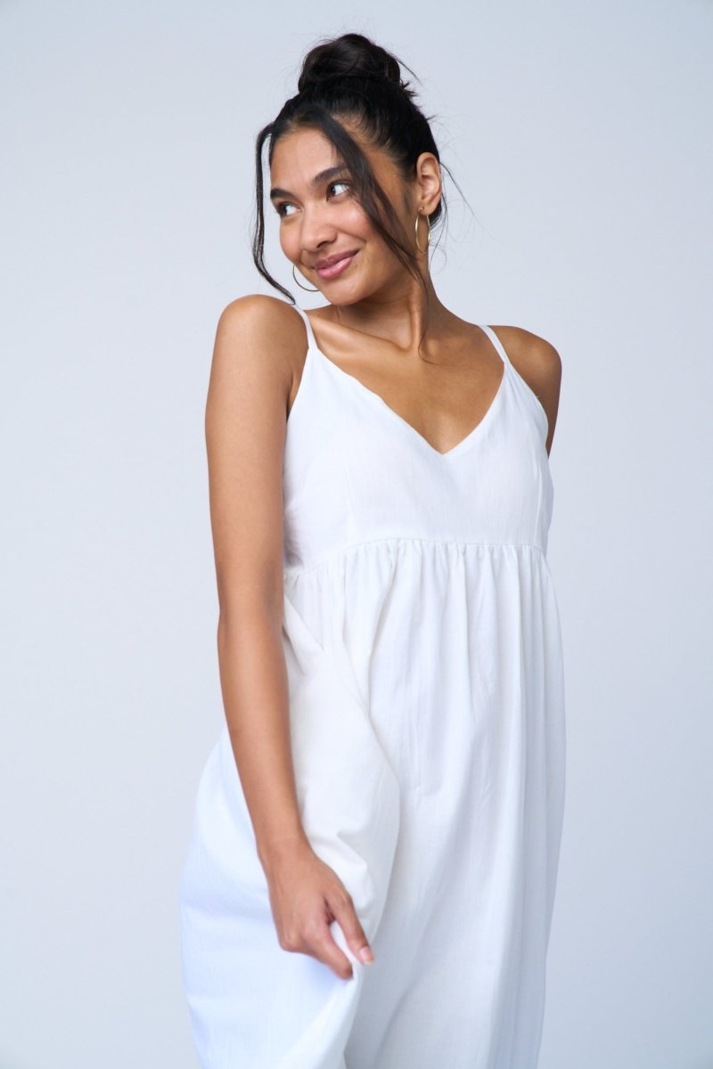 Hamptons Dress - Natural WhiteAnd For GoodDresses