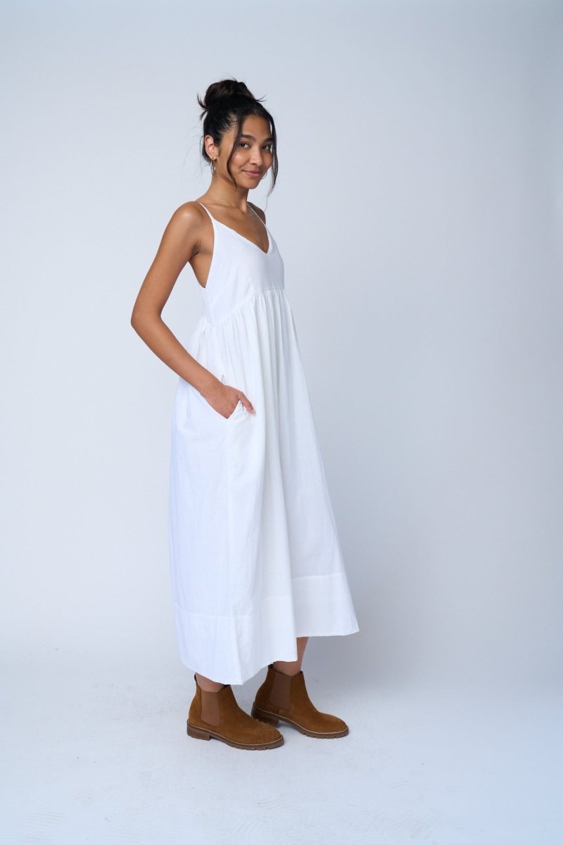 Hamptons Dress - Natural WhiteAnd For GoodDresses