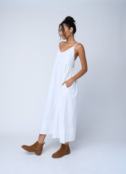 Hamptons Dress - Natural WhiteAnd For GoodDresses