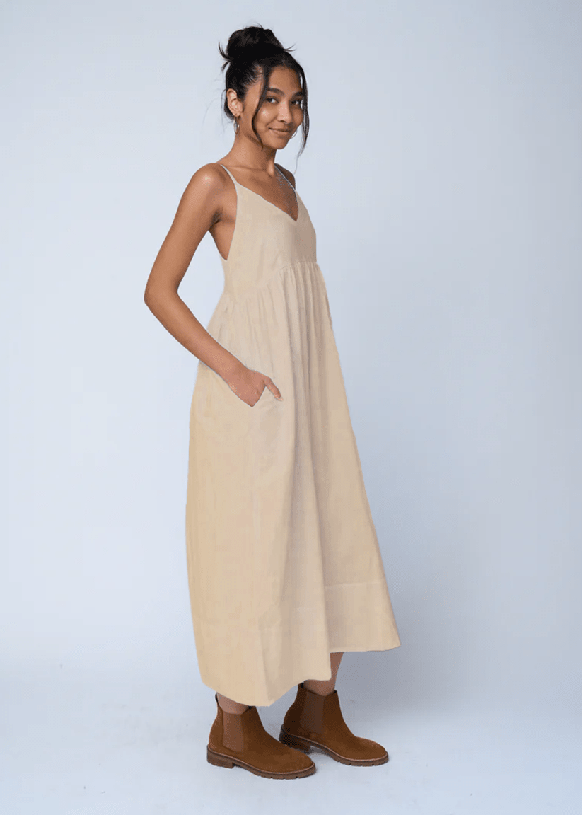 Hamptons Linen Dress - FlaxAnd For GoodDresses