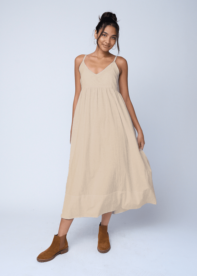 Hamptons Linen Dress - FlaxAnd For GoodDresses