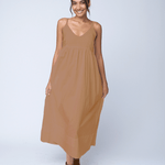 Hamptons Linen Dress - MochaAnd For GoodDresses