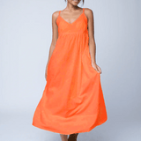 Hamptons Linen Dress - PapayaAnd For GoodDresses