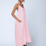 Hamptons Linen Dress - Tickled PinkAnd For GoodDresses