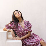 Hand - Block Printed Cotton Maxi Dress – Jaipur Dabu PrintThe Fox and The MermaidDRESS