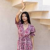 Hand - Block Printed Cotton Maxi Dress – Jaipur Dabu PrintThe Fox and The MermaidDRESS