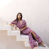 Hand - Block Printed Cotton Maxi Dress – Jaipur Dabu PrintThe Fox and The MermaidDRESS