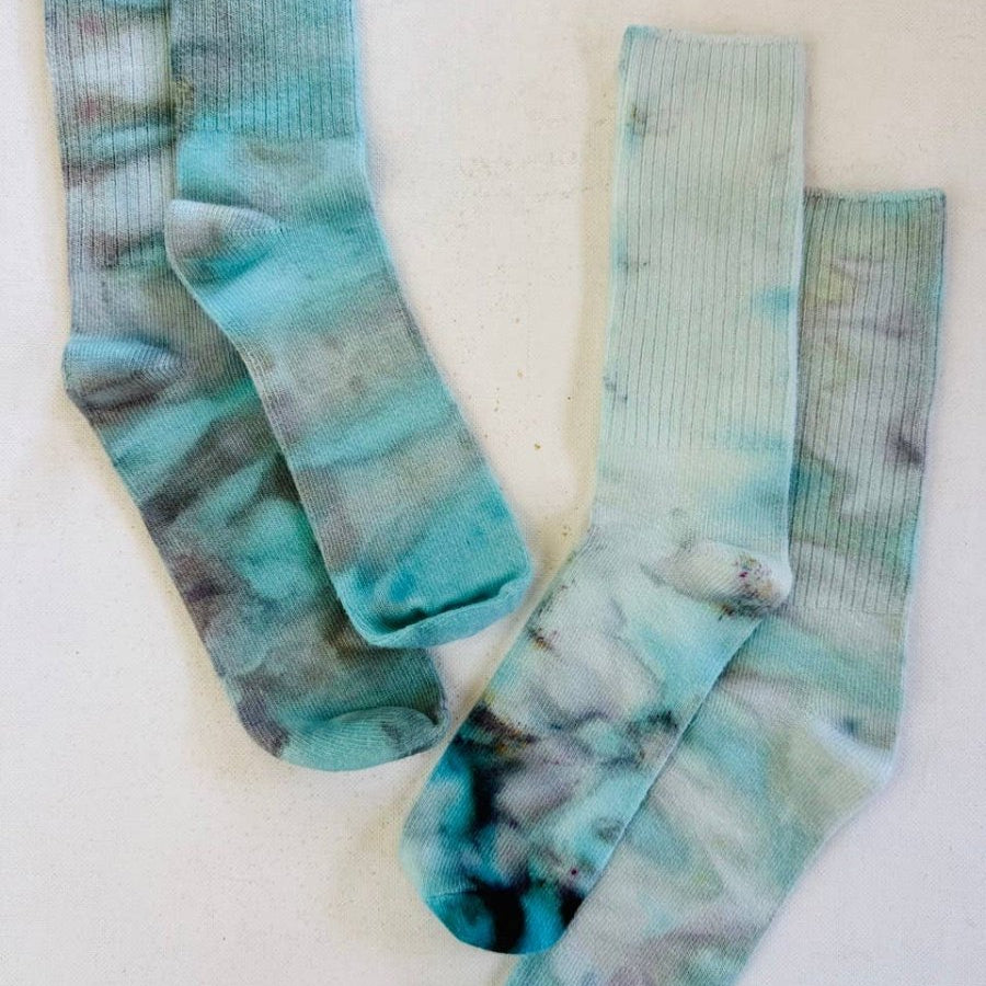 Hand Dyed Bamboo SocksMira Blackmansocks