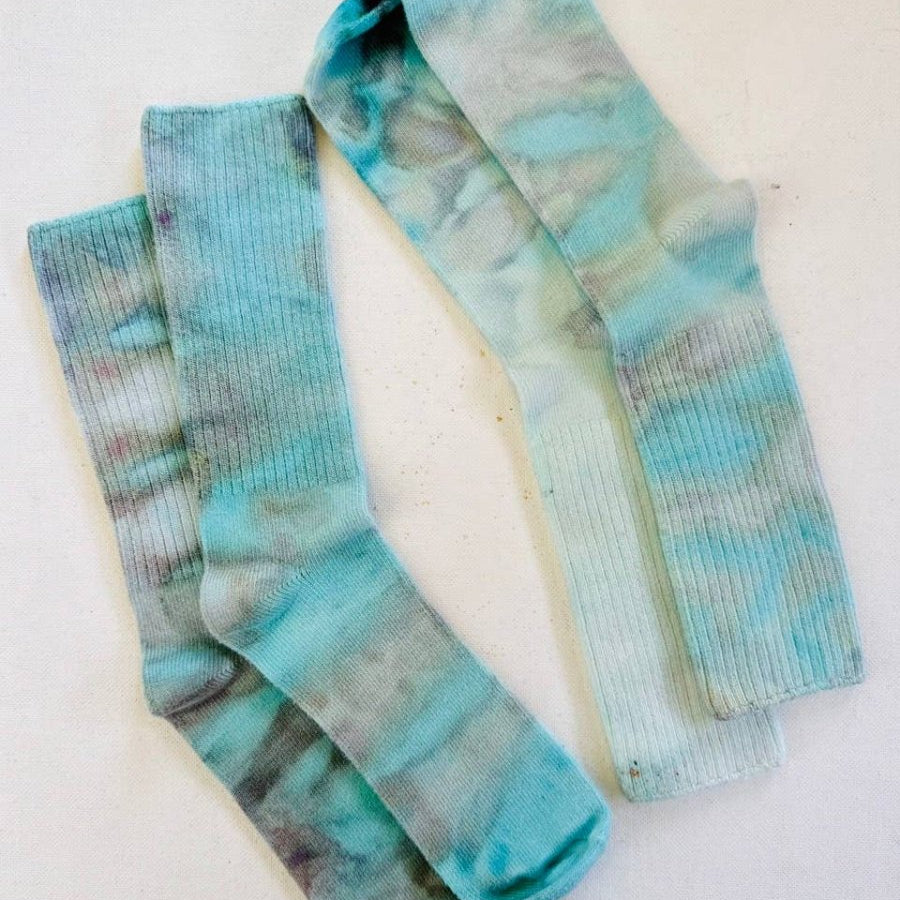 Hand Dyed Bamboo SocksMira Blackmansocks