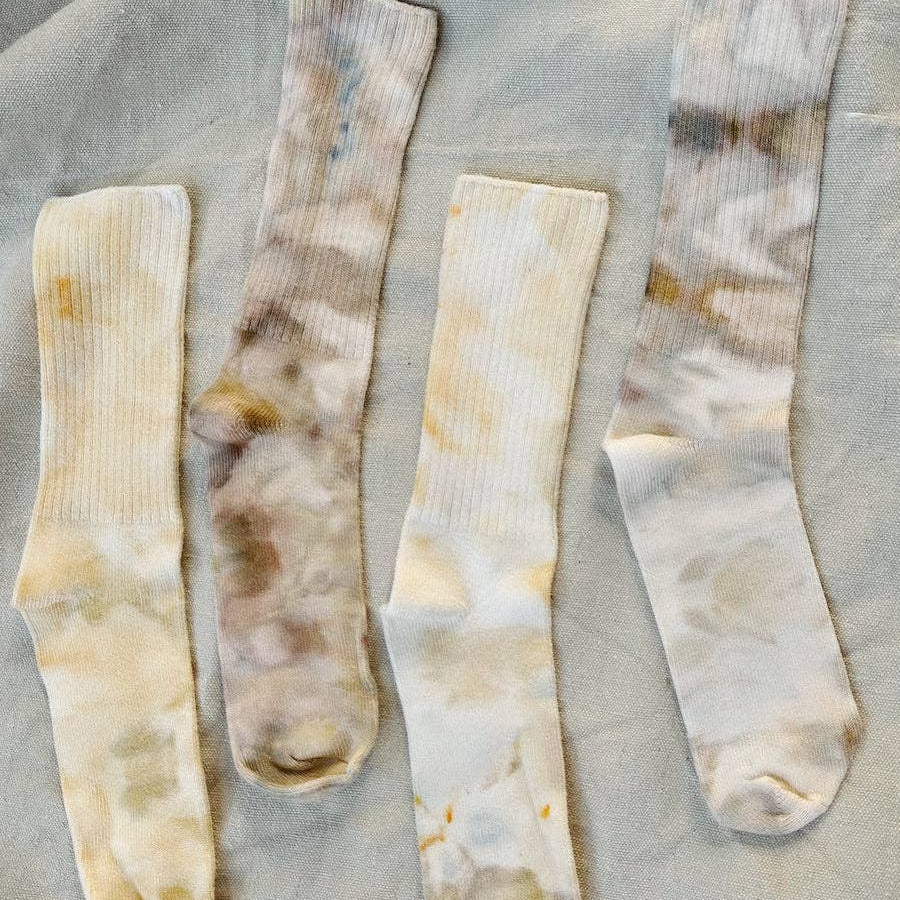 Hand Dyed Bamboo SocksMira Blackmansocks