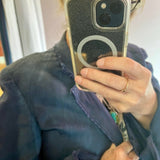 Hand Dyed Linen Distressed Blazer - Double Dyed Blue Denim/NavyImp of the Perversejacket