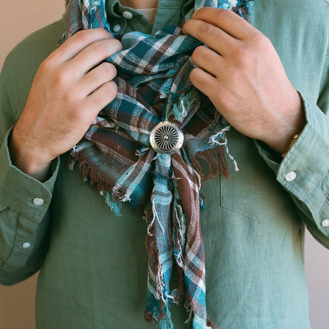 Handwoven Scarf, 46” x 46”Last Chance TextilesSCARVES