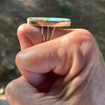 Harold Smith Sterling Silver Turquoise Inlay Ring – Size 9ZiabirdACCESS