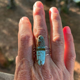 Harold Smith Sterling Silver Turquoise Inlay Ring – Size 9ZiabirdACCESS