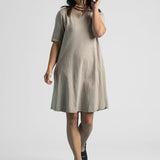 Good Tee Dress - Pebble