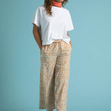 Shore Pant - Messy Dots Baked Clay