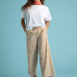 Shore Pant - Messy Dots Baked Clay