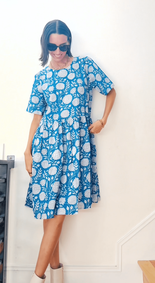 Hudson Dress - Hydrangea Beauty CobaltAnd For GoodDresses