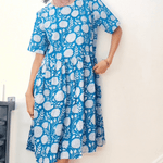 Hudson Dress - Hydrangea Beauty CobaltAnd For GoodDresses