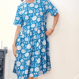 Hudson Dress - Hydrangea Beauty CobaltAnd For GoodDresses