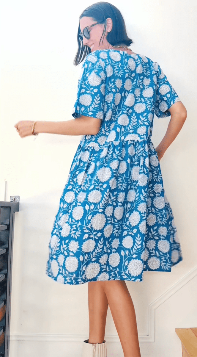 Hudson Dress - Hydrangea Beauty CobaltAnd For GoodDresses