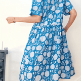 Hudson Dress - Hydrangea Beauty CobaltAnd For GoodDresses
