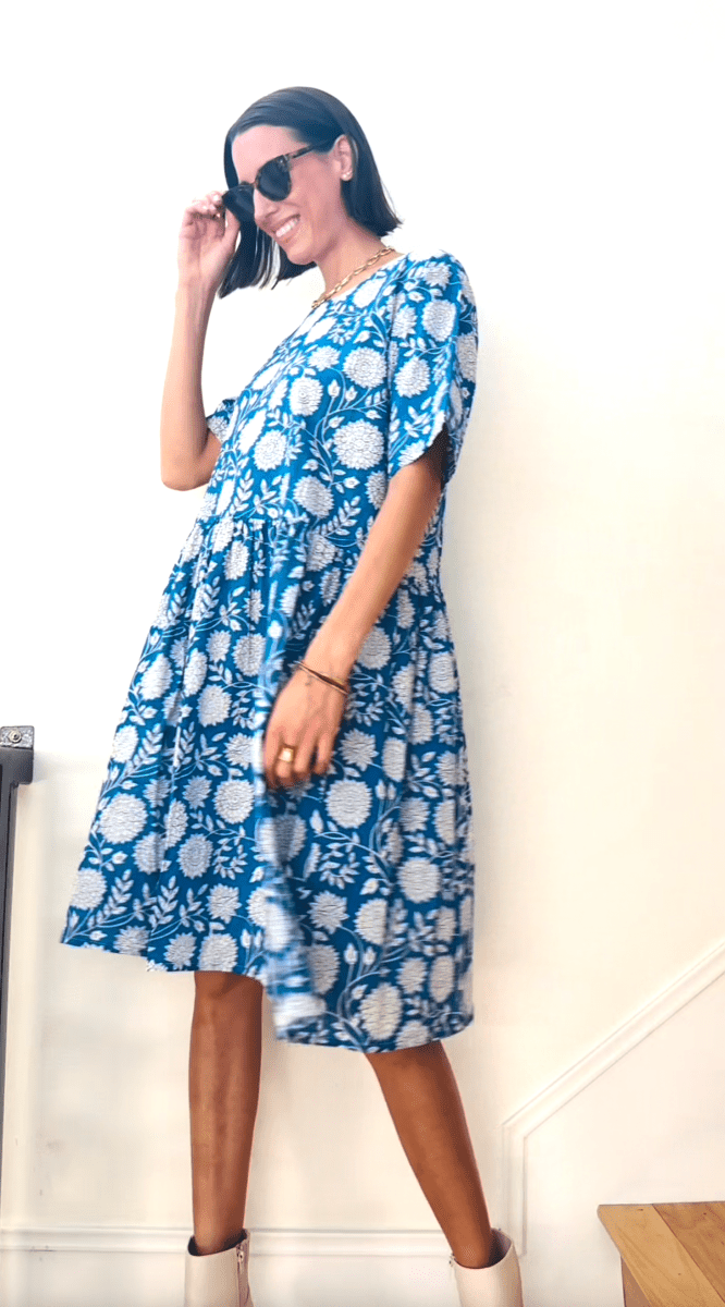 Hudson Dress - Hydrangea Beauty CobaltAnd For GoodDresses