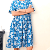 Hudson Dress - Hydrangea Beauty CobaltAnd For GoodDresses