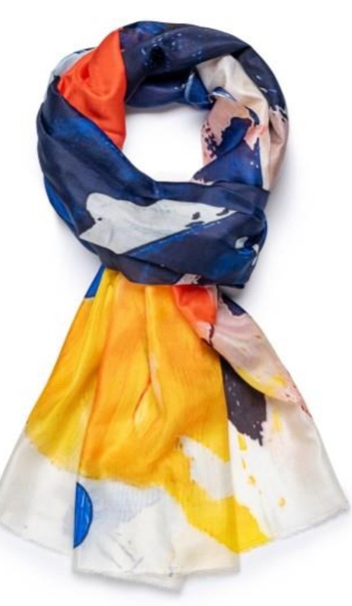 Hurricane – Mulberry Silk Shawl - 28”x78”ZiabirdACCESS