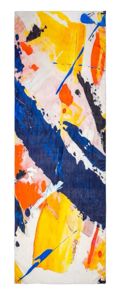 Hurricane – Mulberry Silk Shawl - 28”x78”ZiabirdACCESS