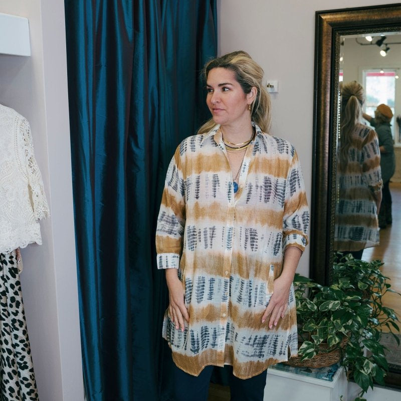 Ikat Tunic ShirtTerre RougeTOPS