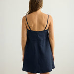 Indy Mini Dress - NavyThe HandloomDress