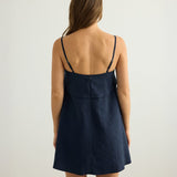 Indy Mini Dress - NavyThe HandloomDress