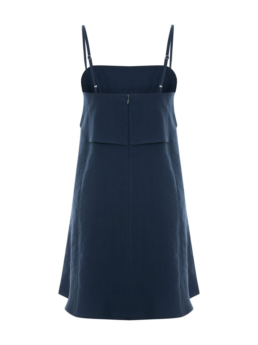 Indy Mini Dress - NavyThe HandloomDress
