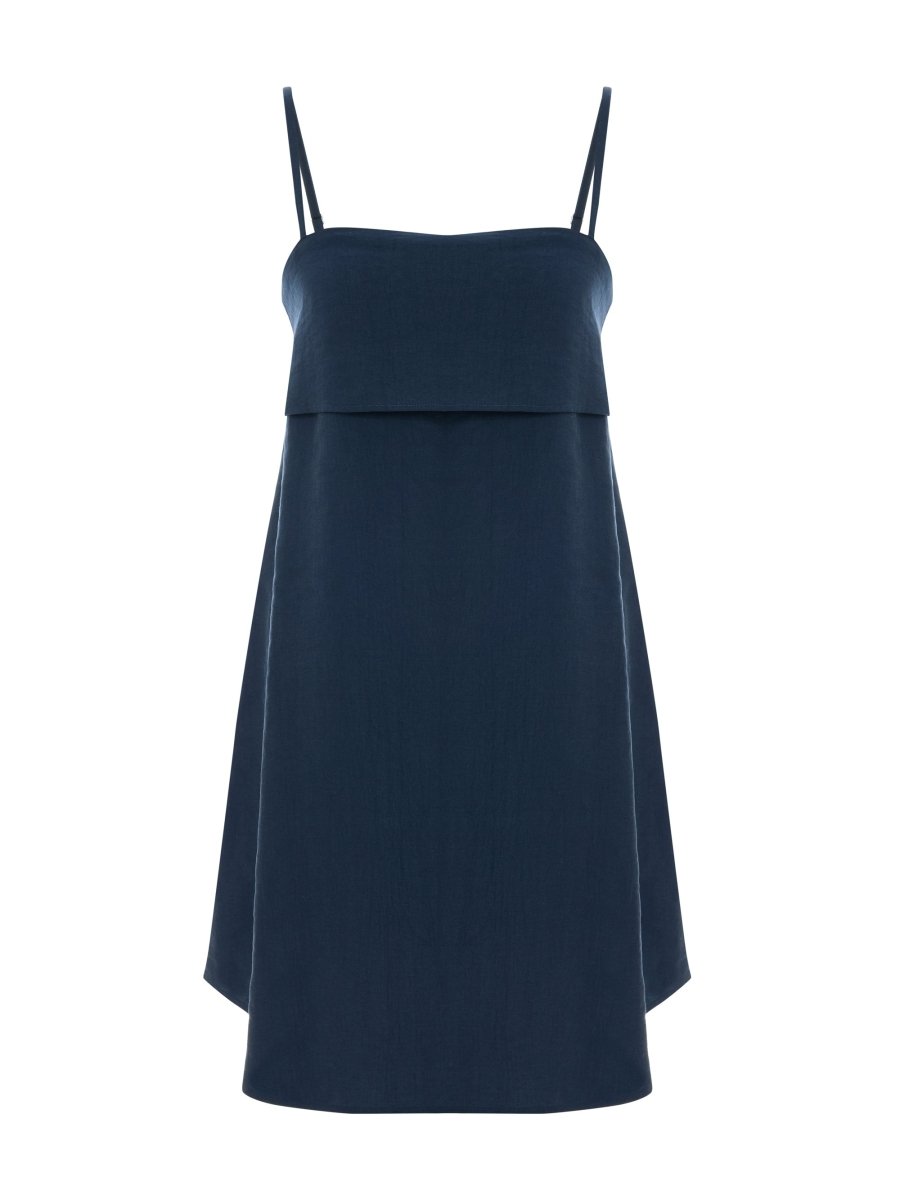 Indy Mini Dress - NavyThe HandloomDress
