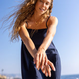 Indy Mini Dress - NavyThe HandloomDress