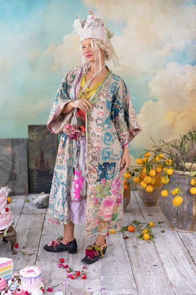Jacket 1190 - Piecewise Dashi Kimono - ZazuMagnolia PearlOUTERWEAR