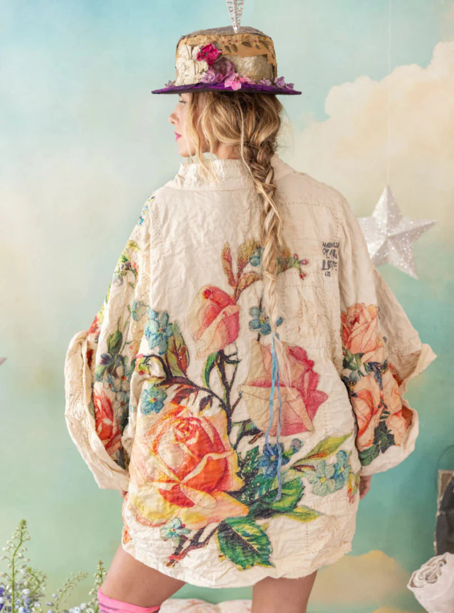 Jacket 1194 - Quilted Daigo Kimono - MoonlightMagnolia PearlOUTERWEAR